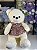 Pelúcia urso com vestido -40cm - Imagem 1
