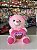 Pelúcia urso coração te amo rosa-20cm - Imagem 3