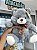Urso pelúcia cinza escuro FD5089 -30cm - Imagem 1