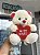 PELUCIA URSO ref. FE7220 bege -21cm und. - Imagem 1