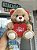 PELUCIA URSO ref. FE7220 MARROM-21cm und. - Imagem 1