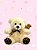 PELUCIA URSO ref. FE7372 branco-20cm und. - Imagem 1