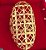 Anel diamantado oval grande - ouro18k - Imagem 2