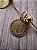 Pulseira de ouro 18k com medalhas religiosas - Imagem 9