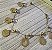 Pulseira de ouro 18k com medalhas religiosas - Imagem 1
