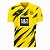Camisa de Time Borussia Dortmund Amarela listra Preta - Imagem 1
