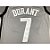Camisa de Basquete da NBA Brooklyn Nets Gray New #7 Durant - Imagem 4
