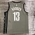 Camisa de Basquete da NBA Brooklyn Nets Cinza #13 James Harden - Imagem 2