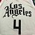 Camisa de Basquete da NBA do Los Angeles Clippers White #4 Rondo - Imagem 3