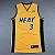 Camisa de Basquete da NBA do Miami Heat Amarela #3 Wade - Imagem 1