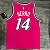 Camisa da NBA do Miami Heat Temporada 2020 Rosa #14 Herro - Imagem 2