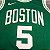 Camisa de Basquete da NBA do Boston Celtics Verde #5 GARNETT - Imagem 3