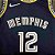 Camisa de Basquete da NBA 75th Anniversary Memphis Grizzlies #12 Morant - Imagem 3