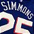 Camisa de Basquete Gola V do Phaladelphia 76ers Azul #25 Ben Simmons - Imagem 6