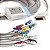 CABO DE ECG 10 VIAS COMPATIVEL COM PHILIPS/HP/CARDIO CARE TIPO GARRA - Imagem 1