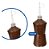 ALMOTOLIA 500ML AMBAR BICO RETO - Imagem 3