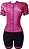 Macaquinho Ciclismo Feminino Be Fast Bike Rosa - Imagem 1