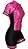 Macaquinho Ciclismo Feminino Be Fast Bike Rosa - Imagem 3