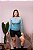 Camisa Ciclismo Feminina Ciclopp Gradient Verde Agua - Imagem 3