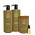 Kit Oro Therapy - Shampoo 1lt + Condicionador 1lt + Máscara 1kg + Sérum 60 ml NatuMaxx - Imagem 1