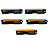 Kit 5x Toner Compatível P/ Hp Cf217a 17a 217a M102 M102a /w Tinta Preto - Imagem 1