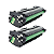 2 Toner Compatível 105a W1105a P/ 107a 107w 135a 135w 137fn Com Chip Tinta Preto - Imagem 1