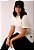Camiseta OVERSIZED - ESTAMPA LOGO NOVA - Cor OFF WHITE - Imagem 3