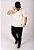 Camiseta OVERSIZED - ESTAMPA LOGO NOVA - Cor OFF WHITE - Imagem 4