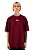 Camiseta OVERSIZED -  ESTAMPA BOSS - BORDO - Imagem 1