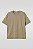 Camiseta BOXY OVERSIZED - ESTONADA AREIA - LISO - Imagem 1