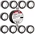 Kit 10 Fitas Isolantes Nove54 19mmx5m Preta Antichama - Imagem 4