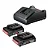 Kit Bosch 18V: 2 Baterias GBA 2,0Ah + Carregador Rápido GAL 18V-20 Bivolt com CoolPack - Imagem 1