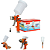Pistola de Pintura Automotiva HVLP Profissional Intech Machine P827 1.4mm com Caneca 600ml e Engate Rápido - Imagem 1