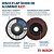 Disco Flap Bosch X421 115mm G40 Curvo Kit 10 Unidades Para Ferro, Metal e Aço - Imagem 9