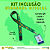KIT INCLUSÃO - Cordão de Girassol Oficial + Porta Crachá Verde - Imagem 1