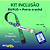 KIT INCLUSÃO: Colar Duplo + Porta Crachá Azul - Imagem 1