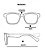 Óculos de Grau Tommy Hilfiger TH1786 FLL 5438-Azul - Imagem 4