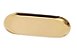 Bandeja De Aço Inox Dourada 23x9,5cm - Imagem 1