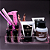 Acrílico Organizador Porta Maquiagem Rosa Sanxia-22x13x8cm. - Imagem 2