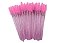 Escovinha Descartável Para Sobrancelhas e Cílios Com Glitter Rosa-50un. - Imagem 1