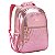 MOCHILA ESCOLAR MENINA METÁLICA ESTRELA JUST - Imagem 1