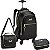 KIT MOCHILA ESTOJO LANCHEIRA ESCOLAR MENINA JUST METALICA - Imagem 3