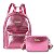 MOCHILA FEMININA BRINDE BOLSA TRANSVERSAL BARBIE - Imagem 1