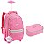 KIT MOCHILA DE RODINHA E ESTOJO MATELASSE JUST - Imagem 2