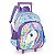 KIT MOCHILA COM RODAS LANCHEIRA E ESTOJO UNICORNIO UP4YOU PETIT - Imagem 9