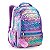 MOCHILA ESCOLAR MENINA BORDADO CONCHA - Imagem 2