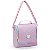 MOCHILA ESCOLAR LANCHEIRA E ESTOJO BORDADO CUPCAKE - Imagem 7