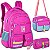 KIT MOCHILA ESCOLAR ESTOJO LANCHEIRA MENINA LULUCA - Imagem 3