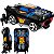 KIT MALA MOCHILA INFANTIL 3D E MOCHILETE HOT WHEELS NIGHT SHIFTER - Imagem 7