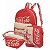KIT MINI MOCHIILA BOLSA TIRACOLO E POCHETE COCA COLA COZY E BLUR - Imagem 1
